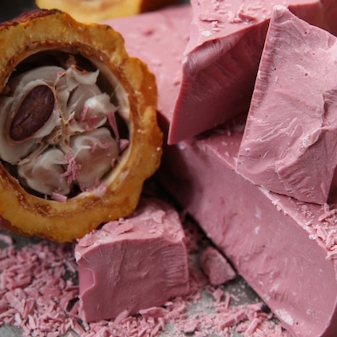 Fêve chocolat ruby